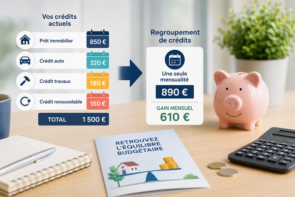 Rachat de crédits pour rependre le contrôle de son budget